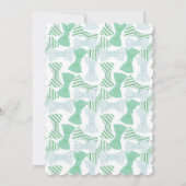 ボーイボウタイ赤ちゃんシャワー招待状ボウタイボウタイ 招待状 (裏面)