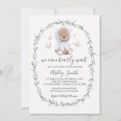 ボーイボヘミアンベアーベイビーシャワー招待状 招待状 (正面)