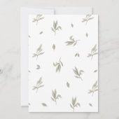 ボーイボヘミアンベアーベイビーシャワー招待状 招待状 (裏面)