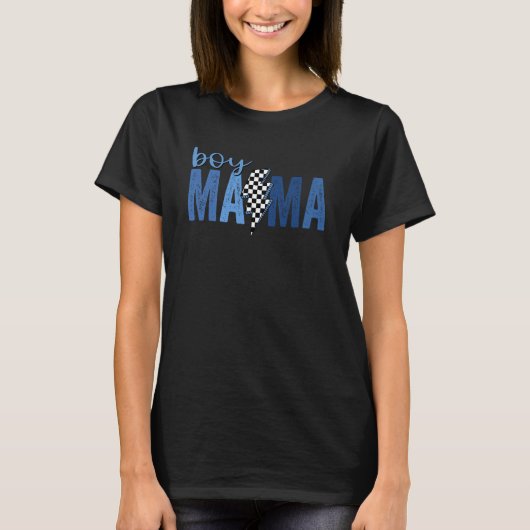 ボーイママのライトニングレトロTシャツ Tシャツ (正面)