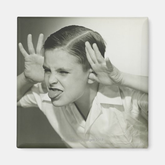 ボーイメイキング顔 マグネット (正面)