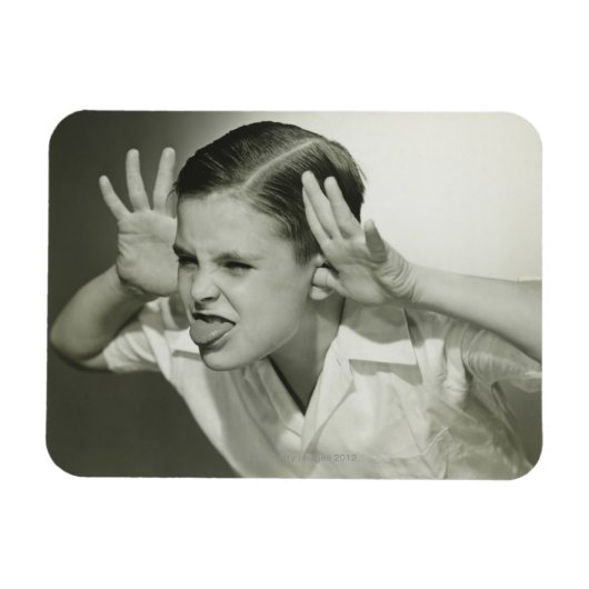 ボーイメイキング顔 マグネット (横)