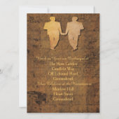 ボーイメッツボーイゲイ結婚式招待状 招待状 (裏面)