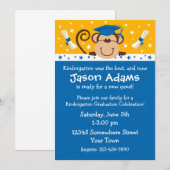 ボーイモンキー卒業 招待状 (正面/裏面)