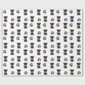 ボーイヨークシャーテリア ラッピングペーパー (フラット)