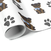 ボーイヨークシャーテリア ラッピングペーパー (ロールコーナー)