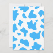 ボーイラウンドファーストロデオ1stパーティー誕生日 招待状 (裏面)