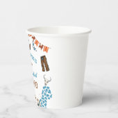 ボーイラウンドファーストロデオ1stパーティー誕生日 紙コップ (左)