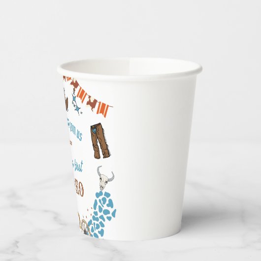 ボーイラウンドファーストロデオ1stパーティー誕生日 紙コップ (左)