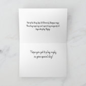 ボーイラグビーの誕生日カード カード (内部)