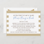 ボーイリトルカボチャ秋ベビーシャワーブックカード インビテーションポストカード (正面/裏面)