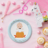 ボーイリトルカボチャ赤ちゃんシャワー紙プレート ペーパープレート (パーティー)