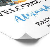 ボーイリトルブー幽霊ベビーシャワーウェルカム ポスター (角)