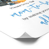 ボーイリトルブー幽霊ベビーシャワー封筒ステーション ポスター (角)