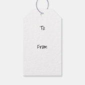 ボーイレインフェアリアージングカエルのギフトラベル ギフトタグ (裏面)