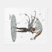 ボーイレインフェアリーとリーフフリースブランケット フリースブランケット (正面(横))