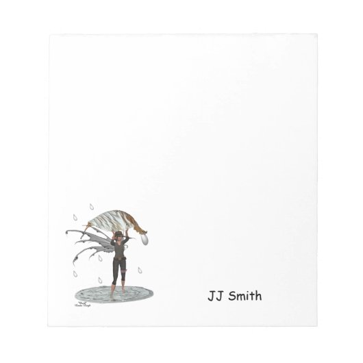 ボーイレインフェアリーとリーフメモ帳 ノートパッド (正面)