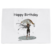 ボーイレインフェアリーとリーフ抱き枕 ラージペーパーバッグ (正面)