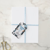 ボーイレトロ幽霊ハロウィーン誕生日メッセージカード ギフトタグ (より糸付き)