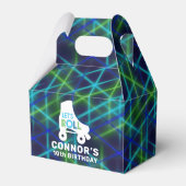 ボーイローラースケートで滑る誕生日パーティー フェイバーボックス (裏面サイド)