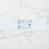 ボーイワンダーザシーバースデーパーティー ペットボトルラベル (シングルラベル)