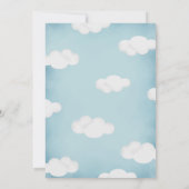 ボーイワンダーフル熱気球ファースト誕生日 招待状 (裏面)