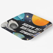 ボーイワンハッピーバースデー惑星宇宙 ペーパープレート (傾斜あり)