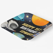 ボーイワンハッピーバースデー惑星宇宙 ペーパープレート (傾斜あり)