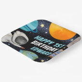 ボーイワンハッピーバースデー惑星宇宙 ペーパープレート (傾斜あり)