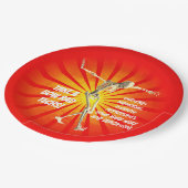 ボーイングスケルトン素晴らしい技術評価 ペーパープレート (アングル)