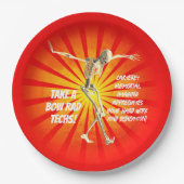 ボーイングスケルトン素晴らしい技術評価 ペーパープレート (正面)