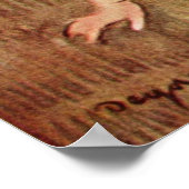 ボーイングダンサー – Edgar Degas - 1885 ポスター (角)