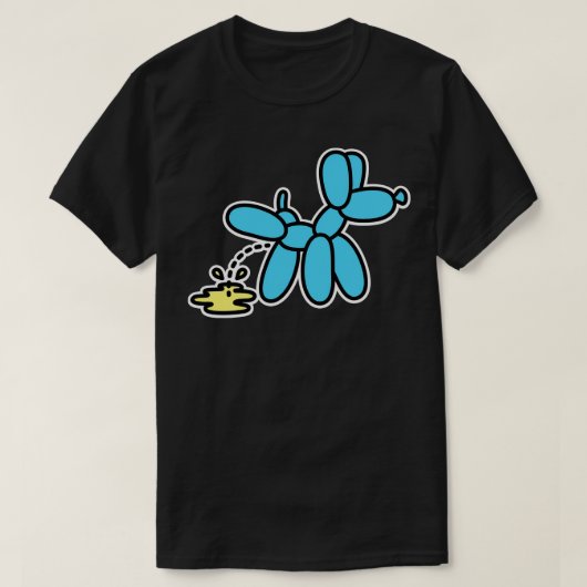 ボーイング気球犬バルーン動物ツイスター気球 Tシャツ (デザイン正面)