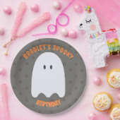 ボーイ幽霊バースデーパーティパーソナライズされた紙プレート ペーパープレート (パーティー)