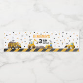 ボーイ建築パーティーウォーターボトルラベル ペットボトルラベル (シングルラベル)