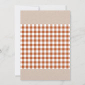 ボーイ料理テーマの招待 サンキューカード (裏面)