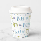 ボーイ新生児紙カップ 紙コップ (裏面)