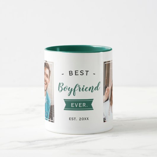 ボーイ最高のア・エバーBf周年記念誕生日写真 マグカップ (中央)