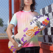 ボーイ漫画アポップ・アートのートスタイルスケートボード スケートボード