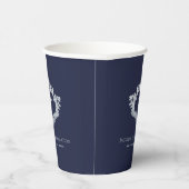 ボーイ確認海軍ブルークロスのクレストヴィンテージ 紙コップ (右)