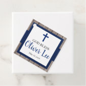 ボーイ素朴バプティスウッド&ネイビー フェイバータグ (インサイチュ)