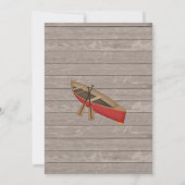 ボーイ素朴魚釣りファースト誕生日招待状 招待状 (裏面)