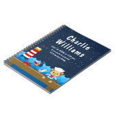 ボーイ航海のモンキーレッド海軍誕生統計 ノートブック (左側)