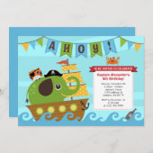 ボーイ誕生日招待状 招待状 (正面/裏面)