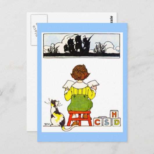 ボーイ読ズ ポストカード (正面/裏面)