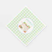 ボーイ農家マーケットベジタブルスタンド誕生日 スタンダードランチョンナプキン (角)