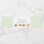 ボーイ農家マーケットベジタブルスタンド誕生日 ペットボトルラベル (シングルラベル)