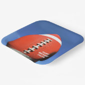 ボーイ10代のブルースカイオレンジサッカー ペーパープレート (傾斜あり)