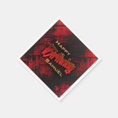 ボーイ10代の誕生日 スタンダードカクテルナプキン (角)