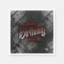 ボーイ10代の誕生日 スタンダードカクテルナプキン